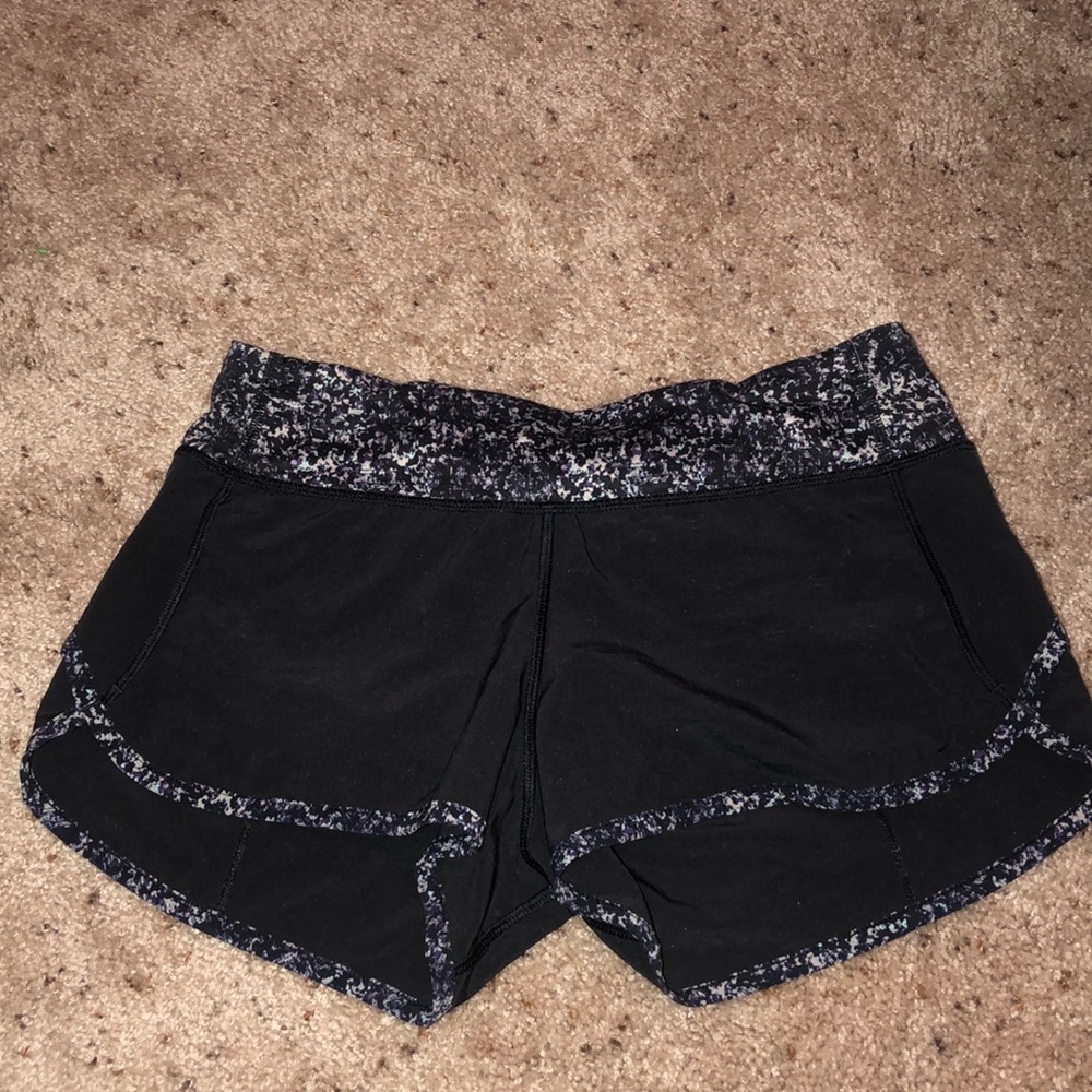 Size 4 Black Lululemon Speed Up Shorts